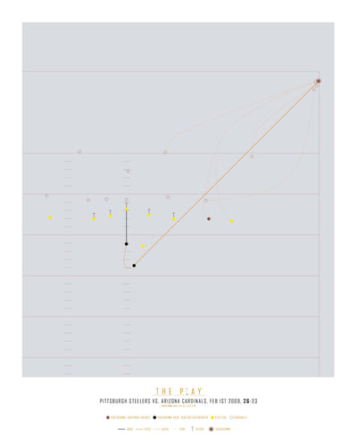 SANTONIO HOLMES, 2009-Amerikansk Fodbold-Pittsburgh Steelers-40x50-Oak Nature-THE PLAY®
